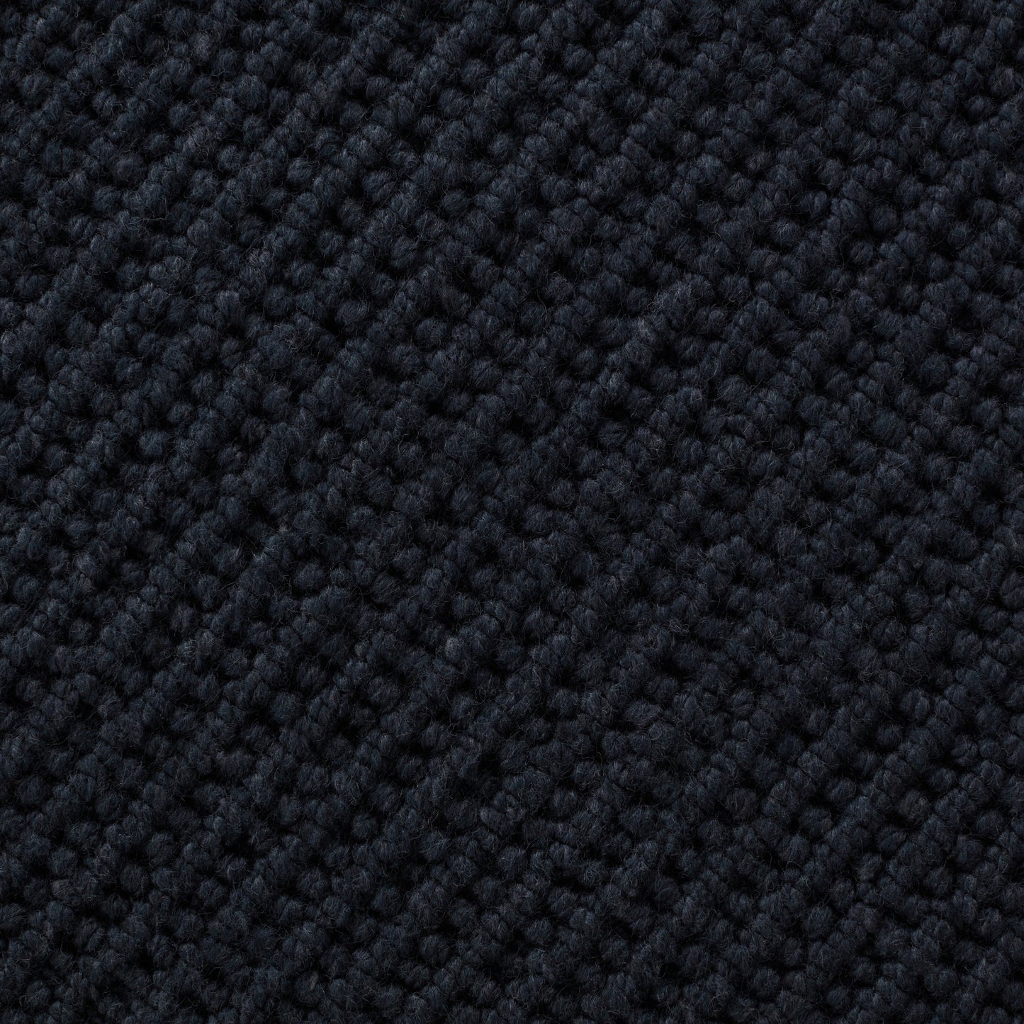 Closeup of Bartleby Navy Wool Rug