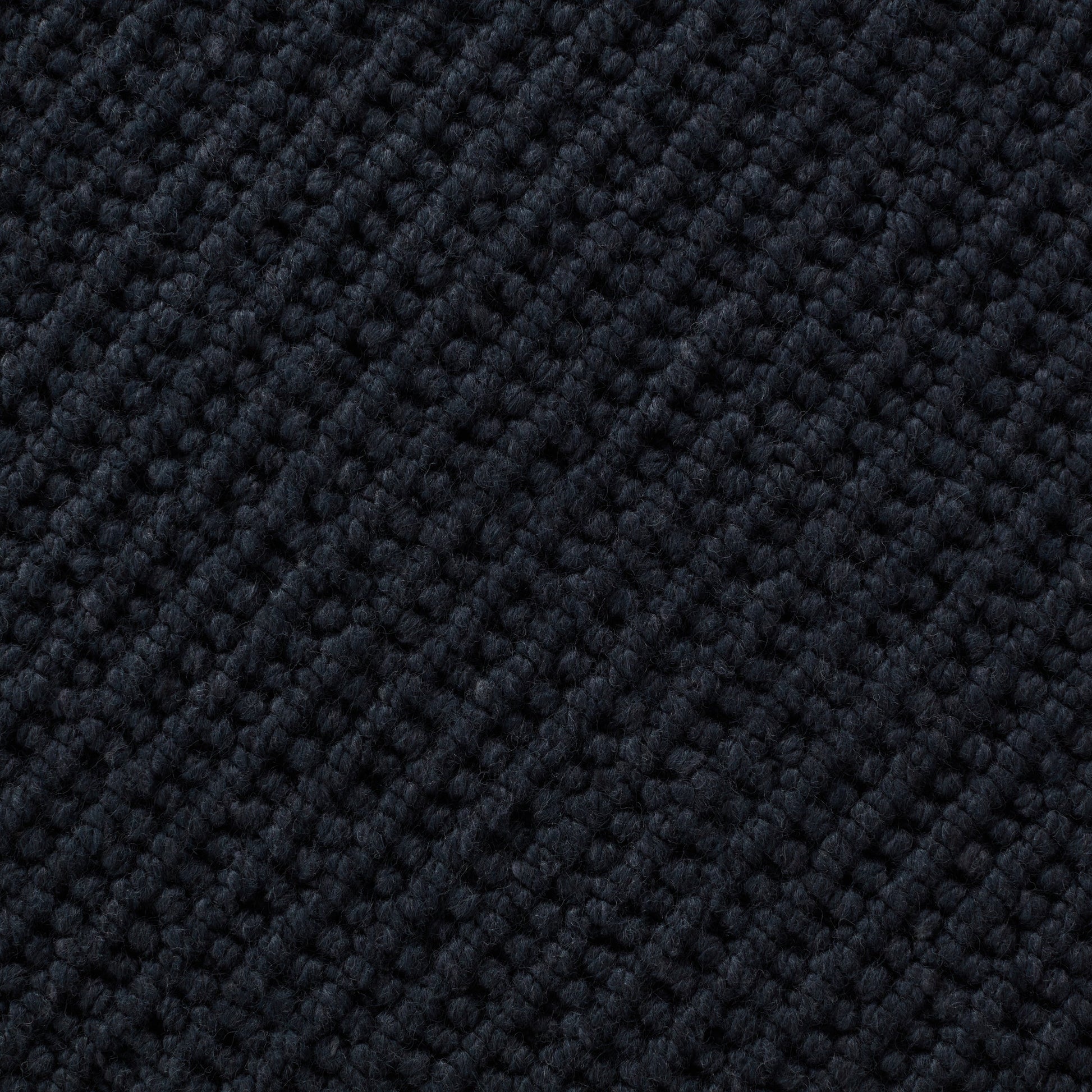 Closeup of Bartleby Navy Wool Rug