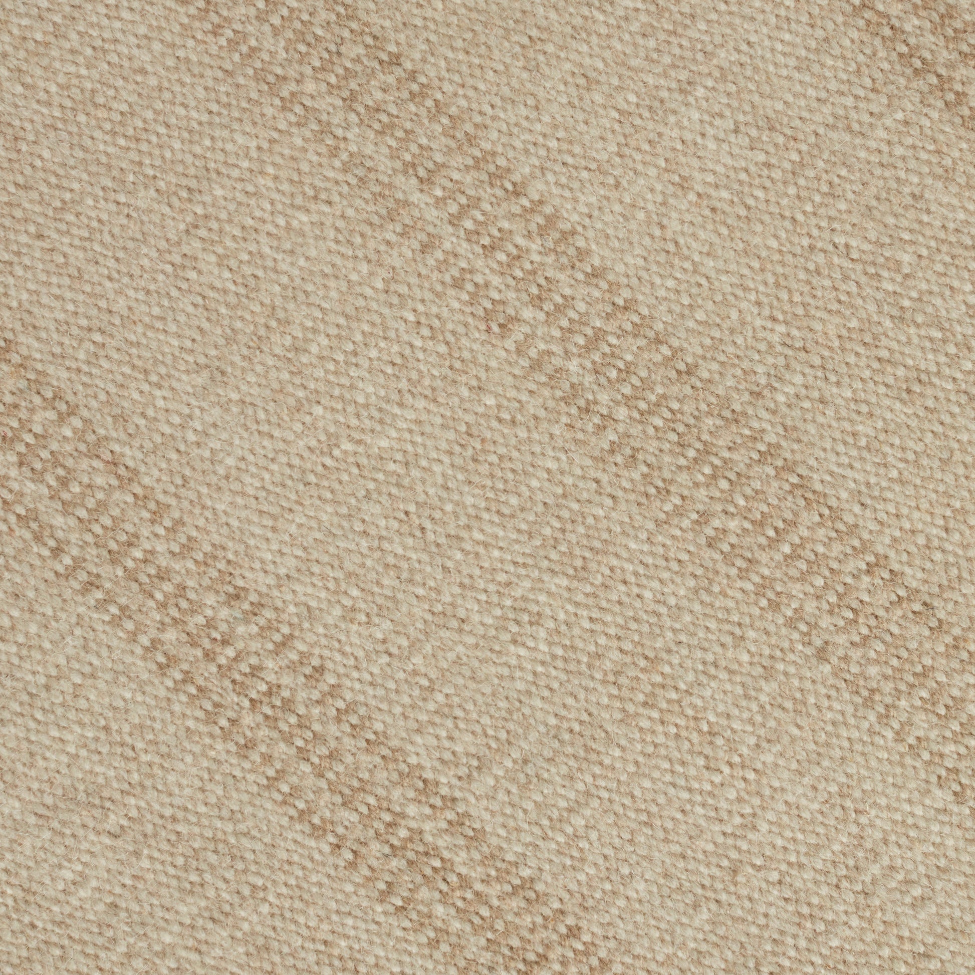 Closeup of Eden King Cream Wool Rug