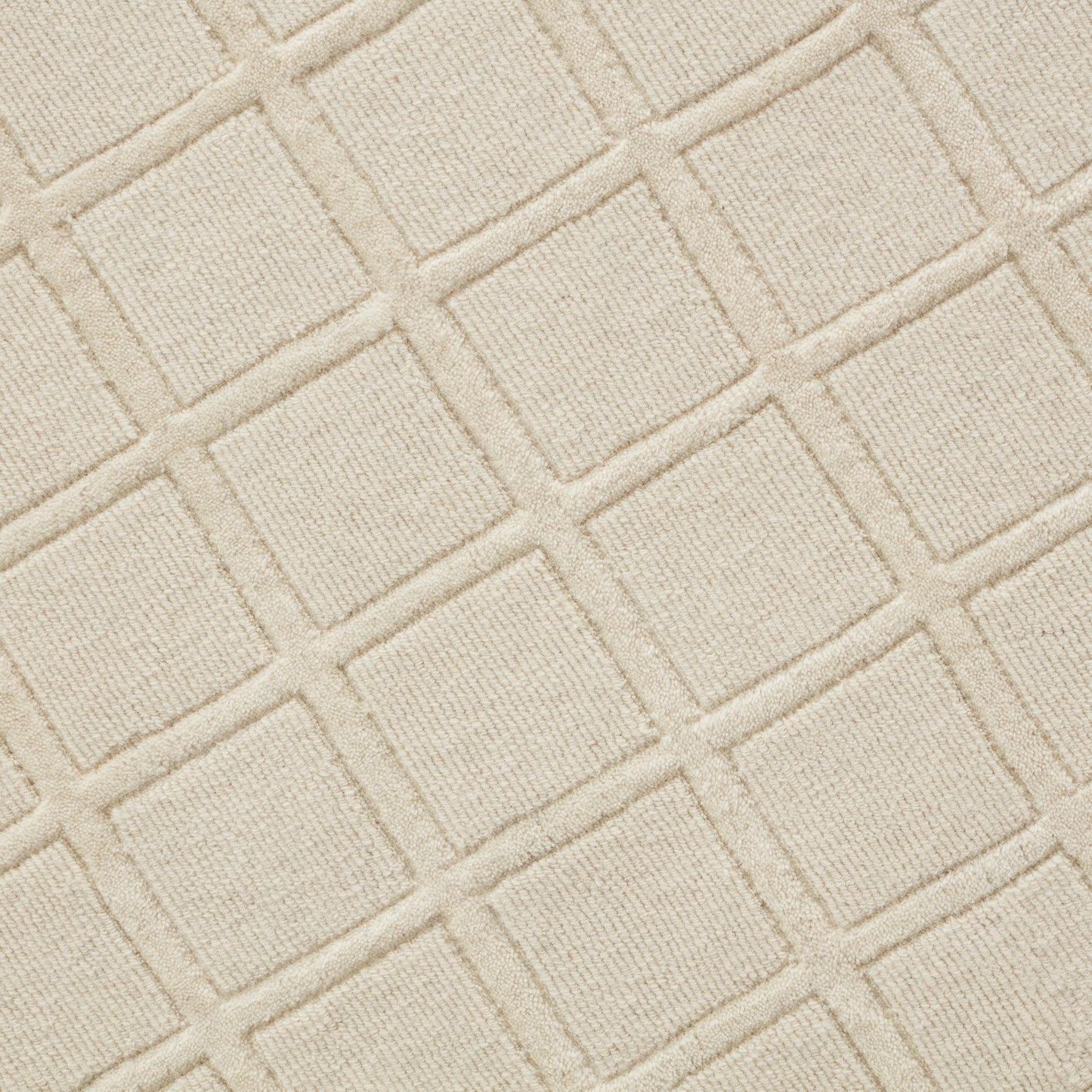 Closeup of Eleanor Ivory Wool Rug