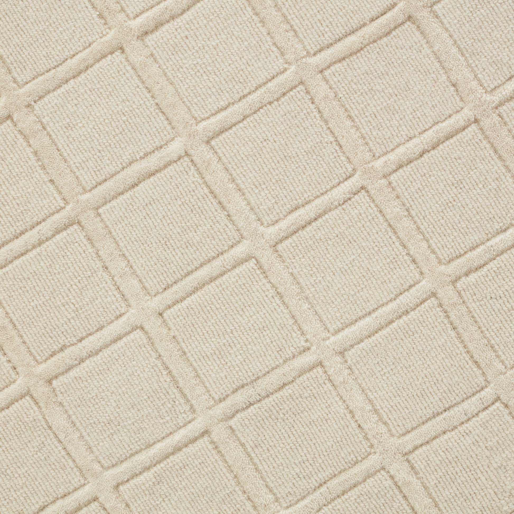 Closeup of Eleanor Ivory Wool Rug
