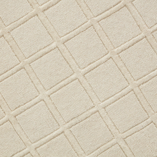Closeup of Eleanor Ivory Wool Rug