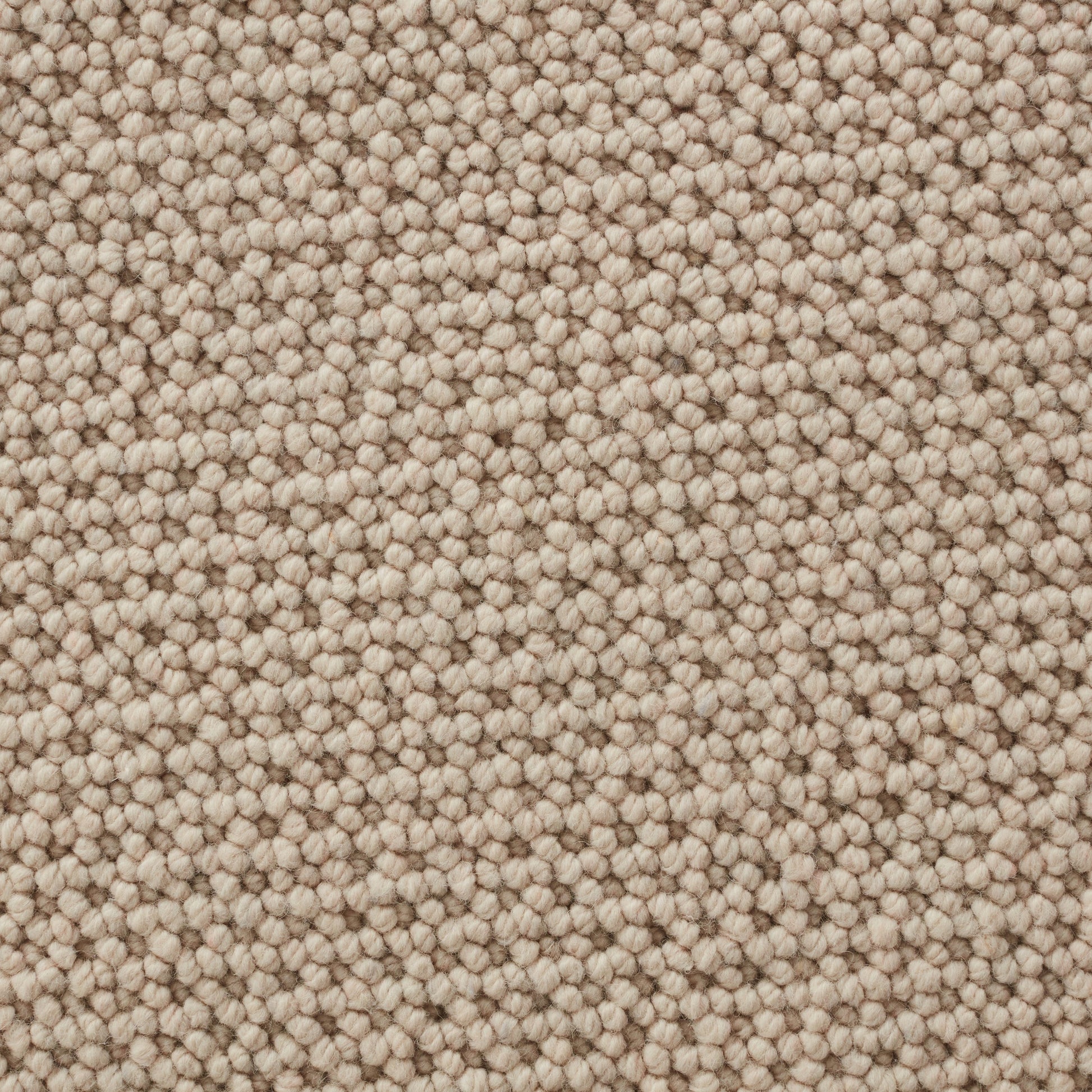 Closeup of Flannery Soft Peach Wool Rug