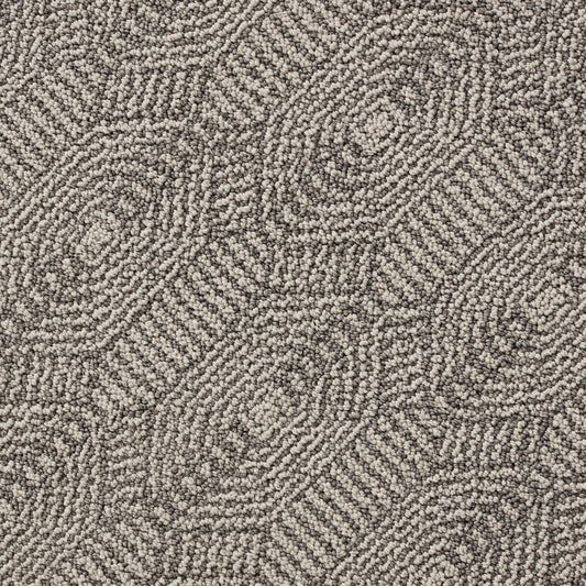 Closeup of Monroe Lee Grey Pet Friendly Rug