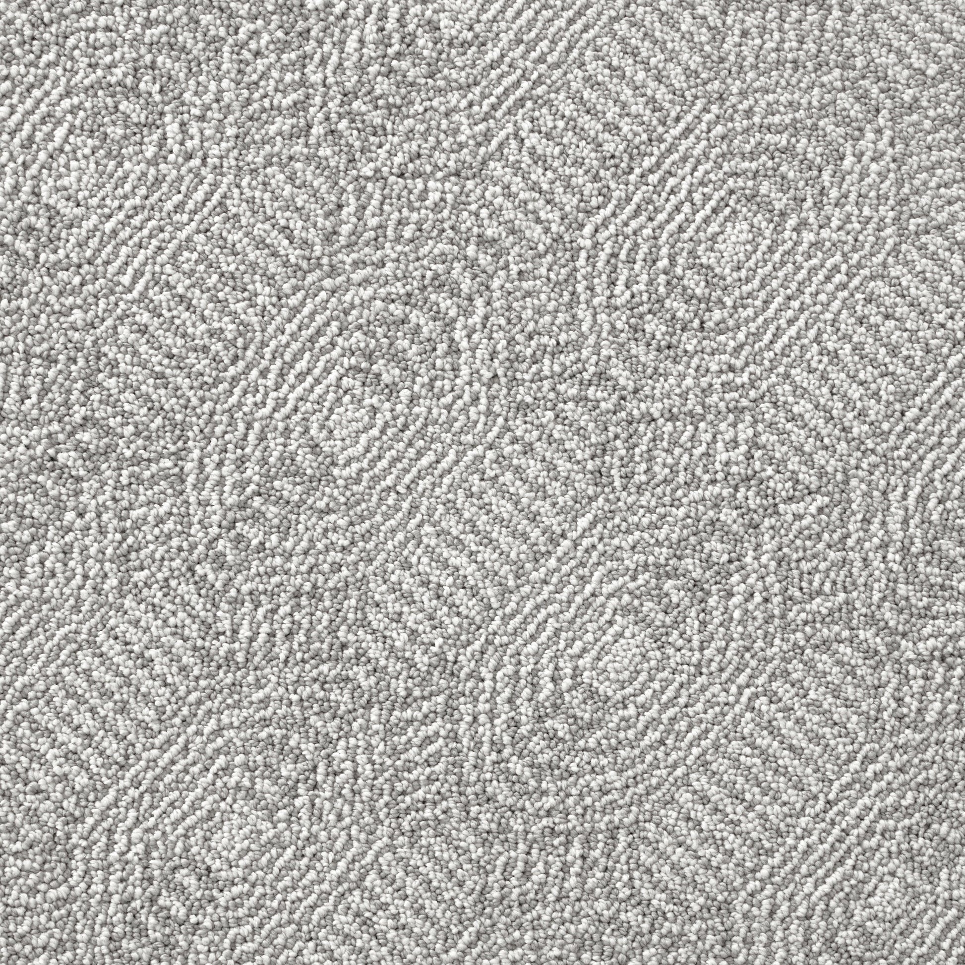 Closeup of Monroe Lee Silver Pet Friendly Rug