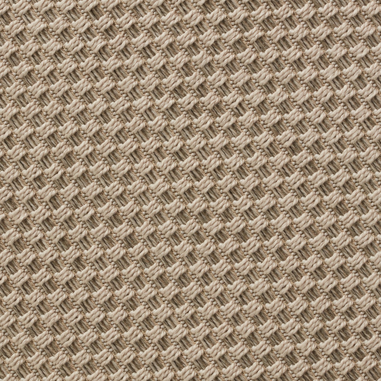 Closeup of Rufus Jane Warm Grey Outdoor Fibers Rug