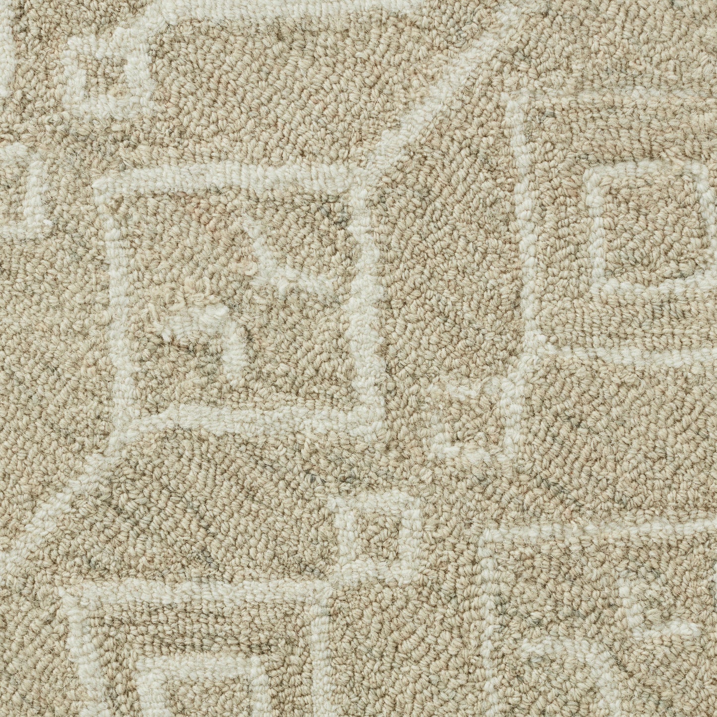 Closeup of Tarot Canty Sandstone Wool Rug