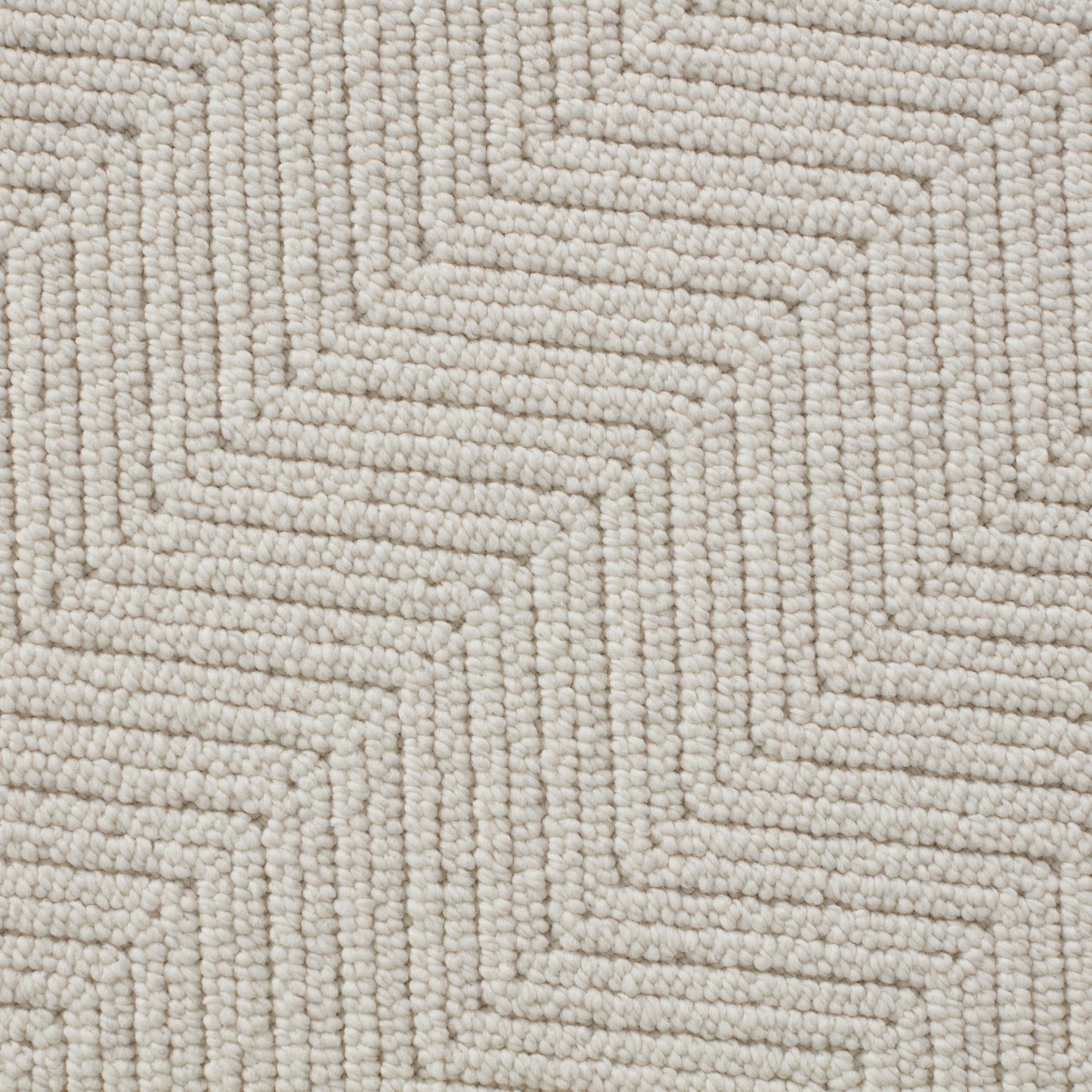 Closeup of Velma White Pet Friendly Rug