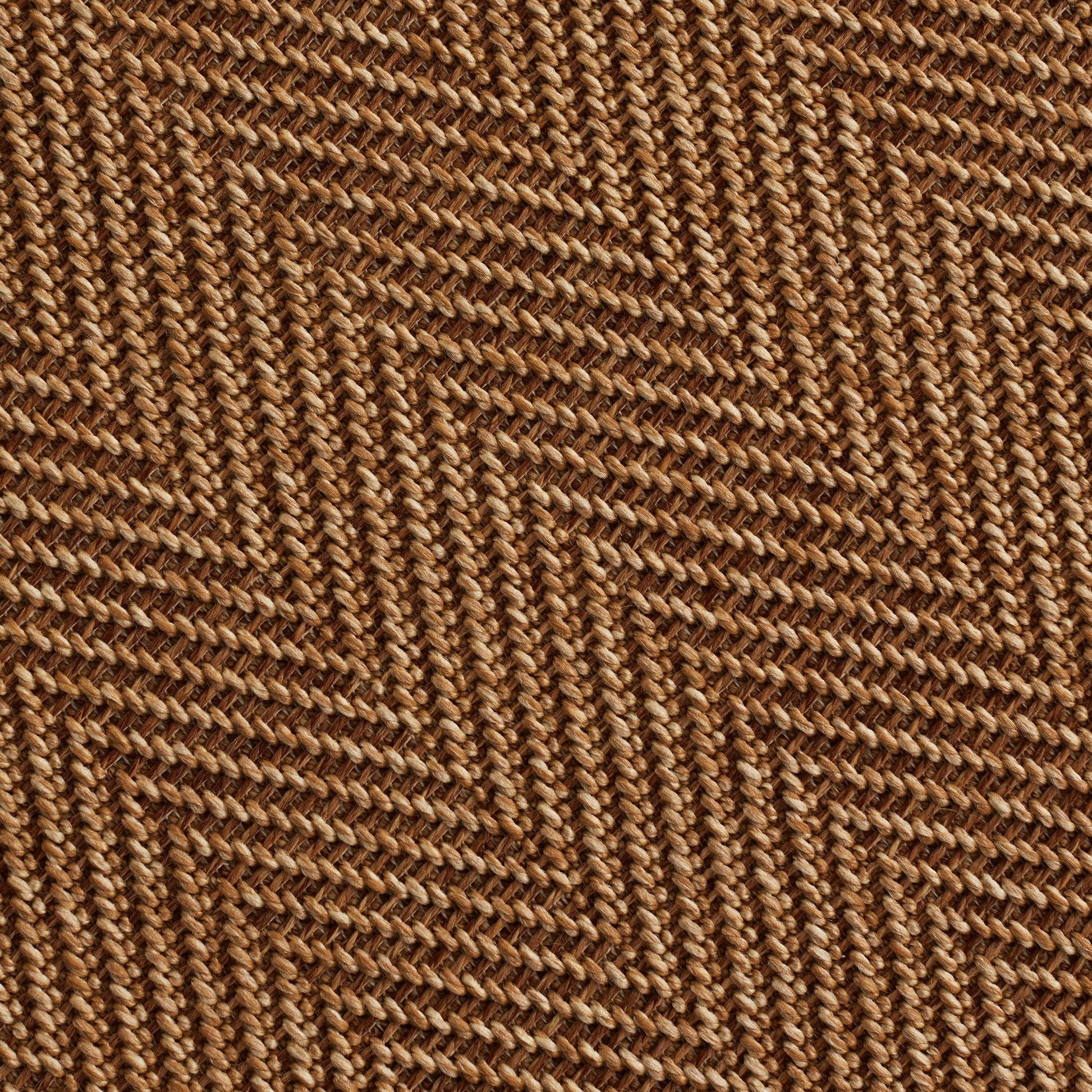 Closeup of Virginia Mae Umber Outdoor Fibers Rug