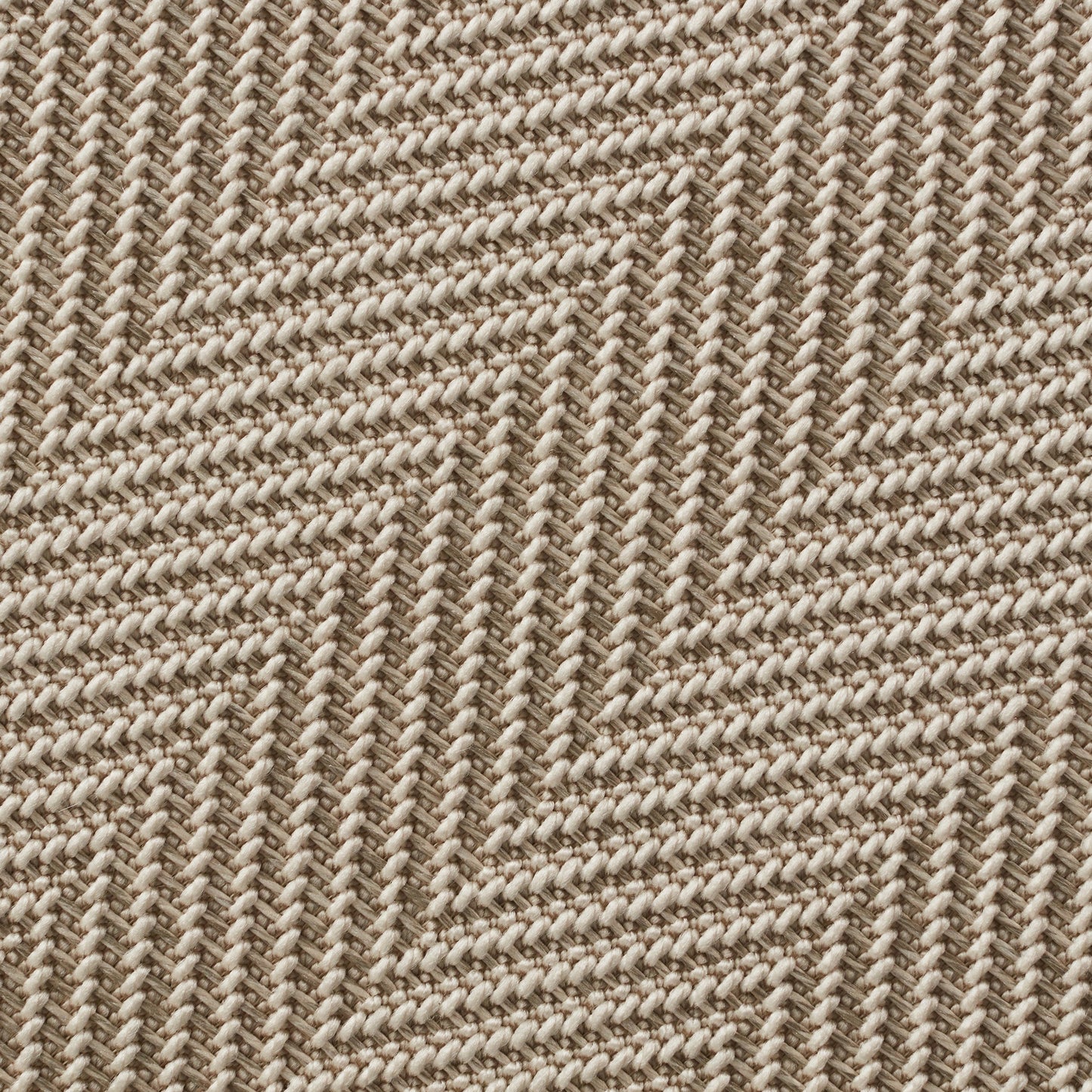 Closeup of Virginia Mae Warm Grey Outdoor Fibers Rug